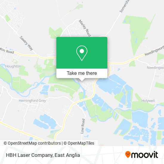 HBH Laser Company map