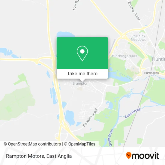 Rampton Motors map