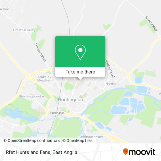 Rfet Hunts and Fens map