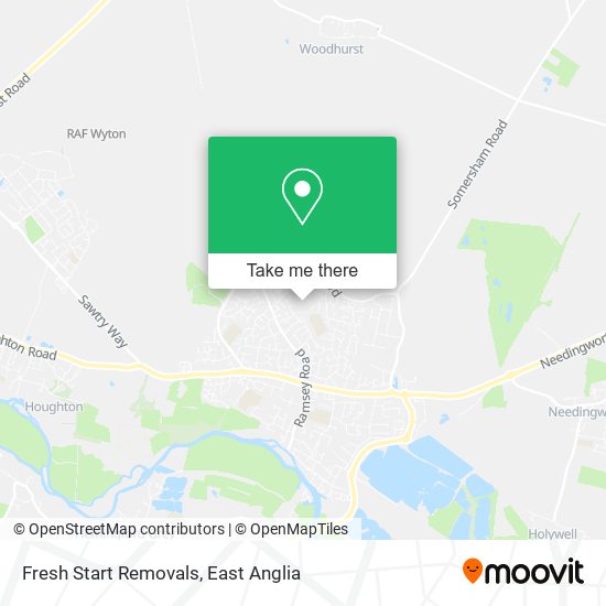 Fresh Start Removals map