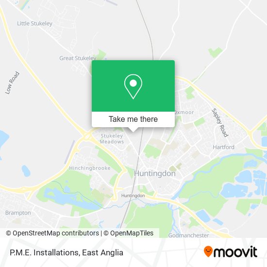 P.M.E. Installations map