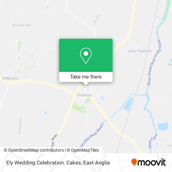 Ely Wedding Celebration. Cakes map