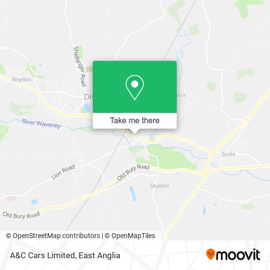 A&C Cars Limited map