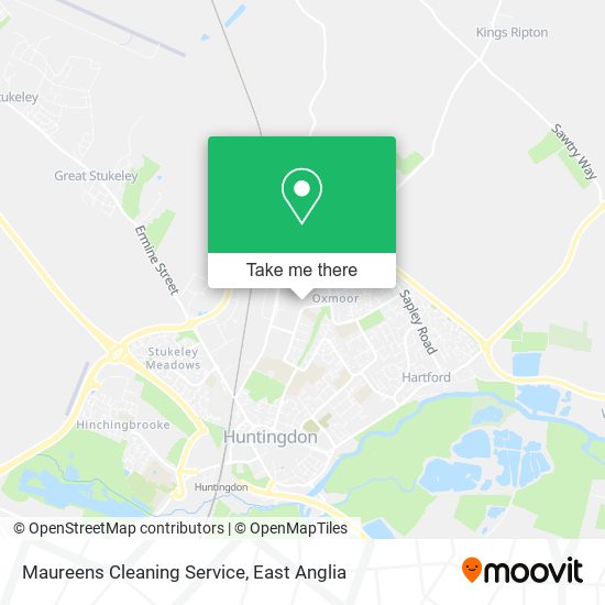 Maureens Cleaning Service map