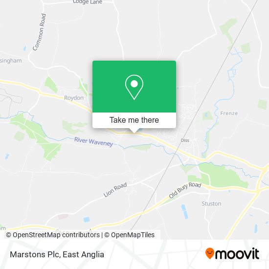 Marstons Plc map