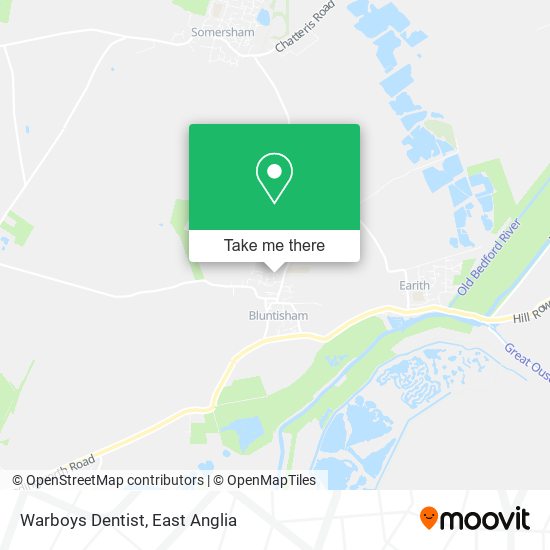 Warboys Dentist map