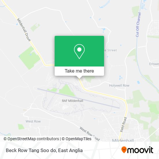 Beck Row Tang Soo do map