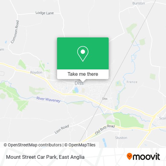 Mount Street Car Park map