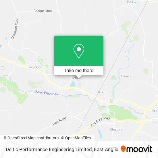 Deltic Performance Engineering Limited map