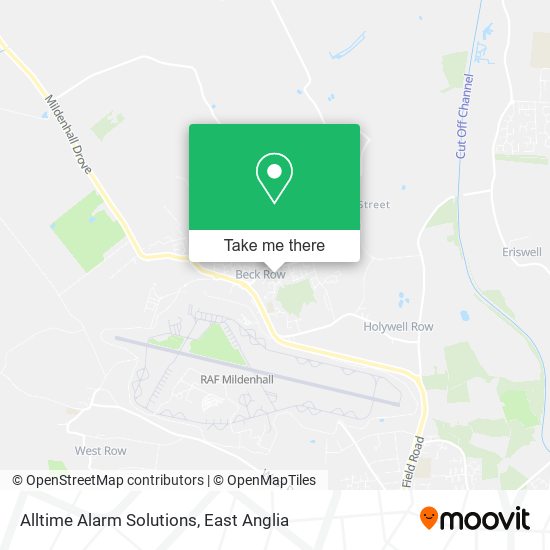 Alltime Alarm Solutions map