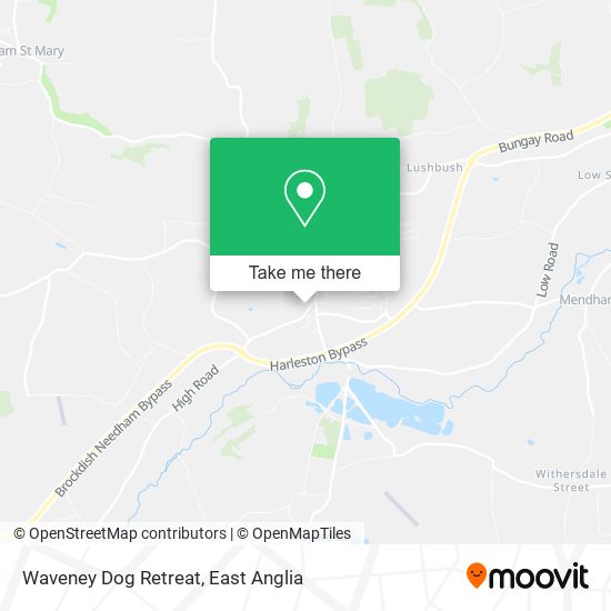 Waveney Dog Retreat map