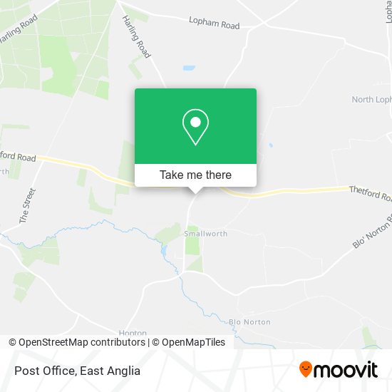 Post Office map