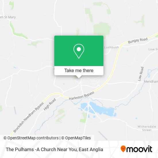 The Pulhams -A Church Near You map