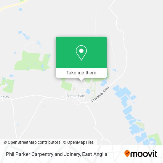 Phil Parker Carpentry and Joinery map