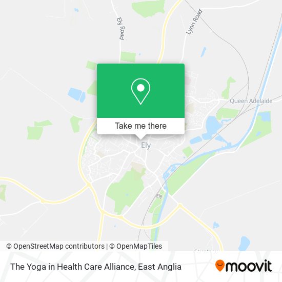 The Yoga in Health Care Alliance map