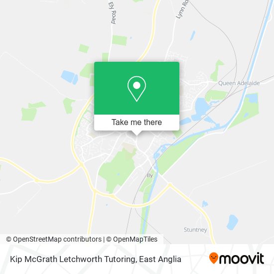 Kip McGrath Letchworth Tutoring map