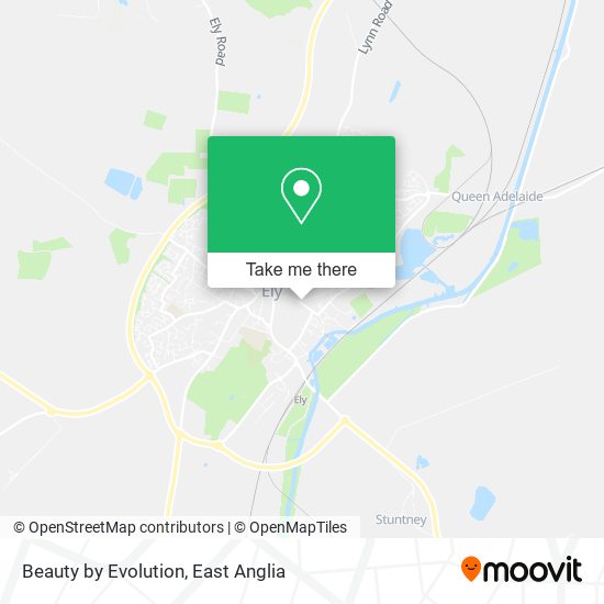 Beauty by Evolution map