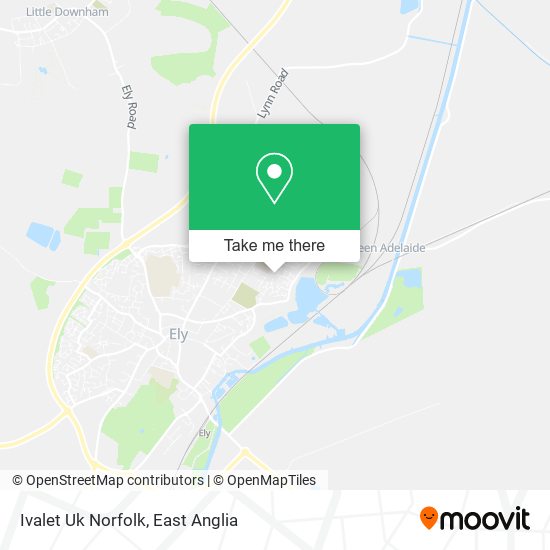 Ivalet Uk Norfolk map