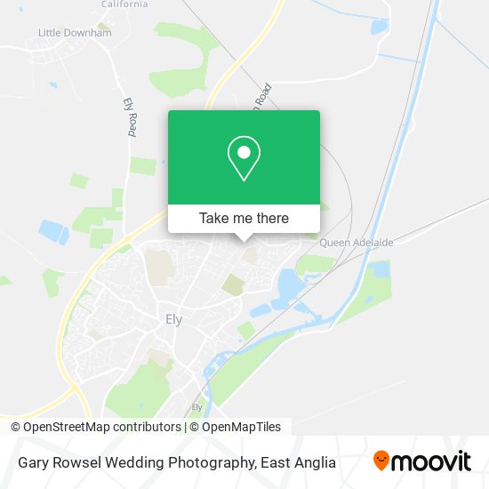 Gary Rowsel Wedding Photography map