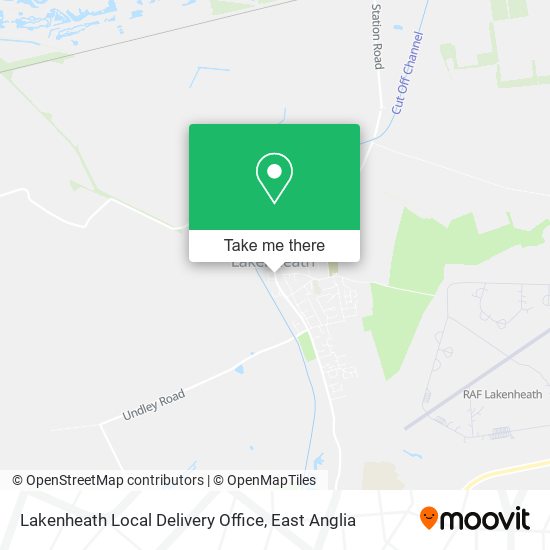 Lakenheath Local Delivery Office map