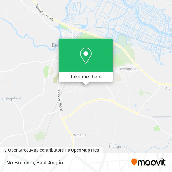 No Brainers map