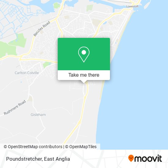 Poundstretcher map