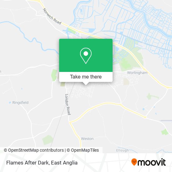 Flames After Dark map