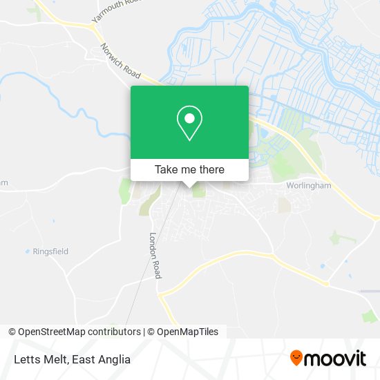 Letts Melt map