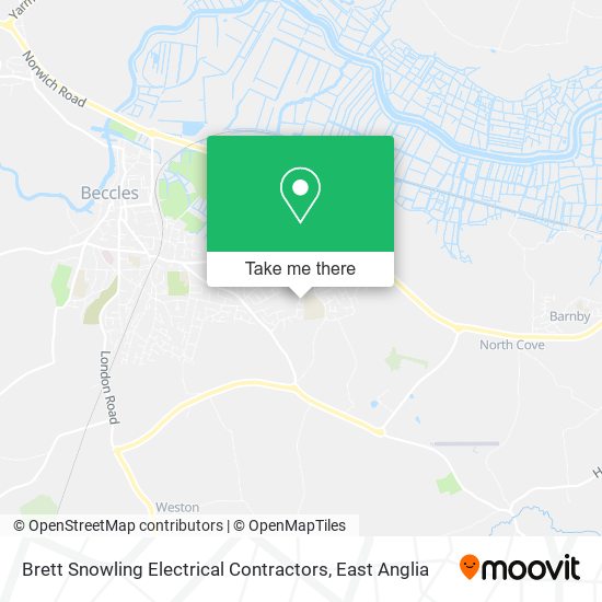 Brett Snowling Electrical Contractors map