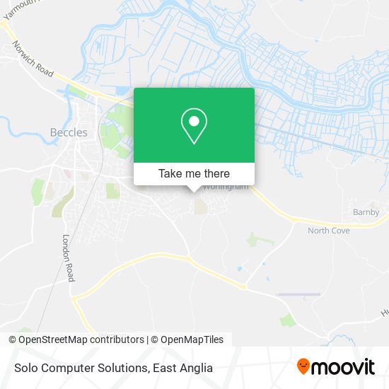 Solo Computer Solutions map