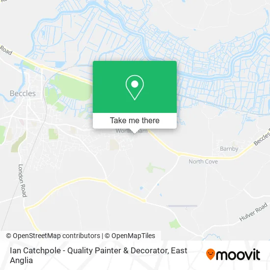 Ian Catchpole - Quality Painter & Decorator map