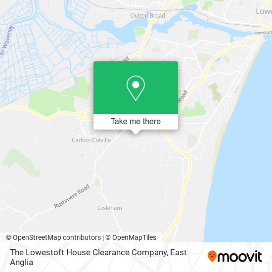 The Lowestoft House Clearance Company map