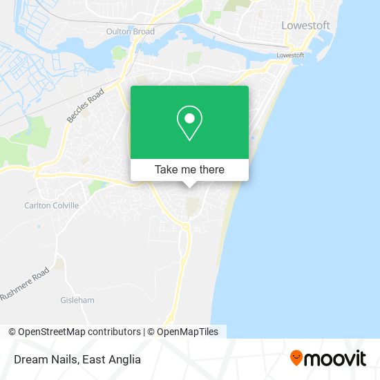 Dream Nails map