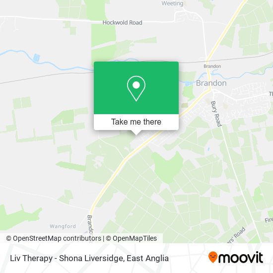 Liv Therapy - Shona Liversidge map