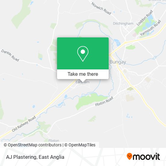 AJ Plastering map