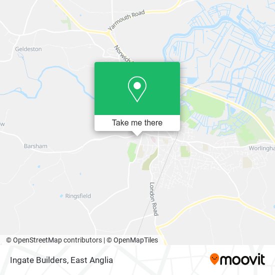 Ingate Builders map