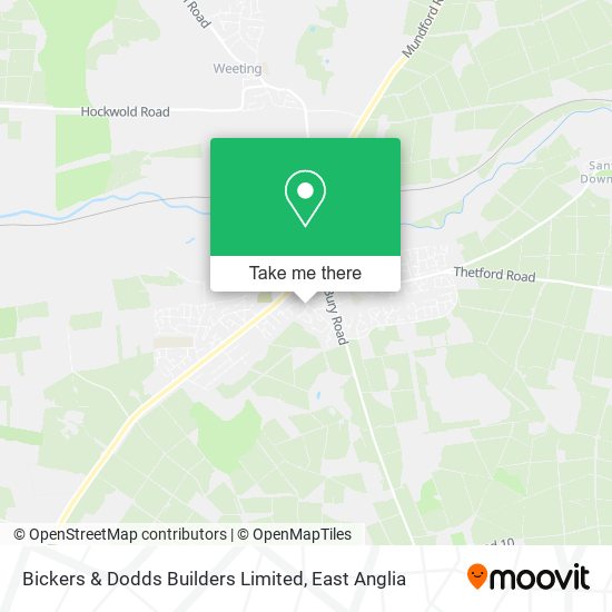 Bickers & Dodds Builders Limited map