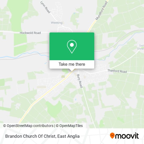 Brandon Church Of Christ map