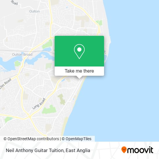 Neil Anthony Guitar Tuition map