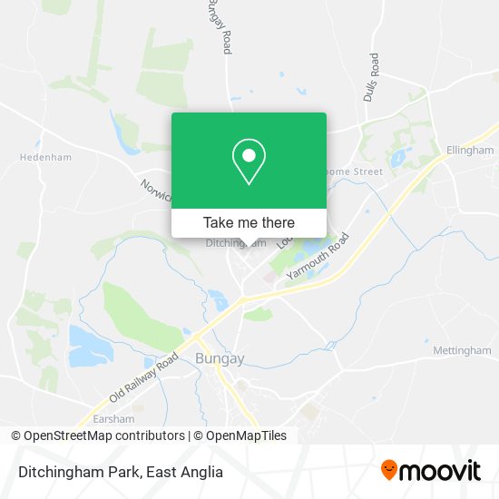 Ditchingham Park map