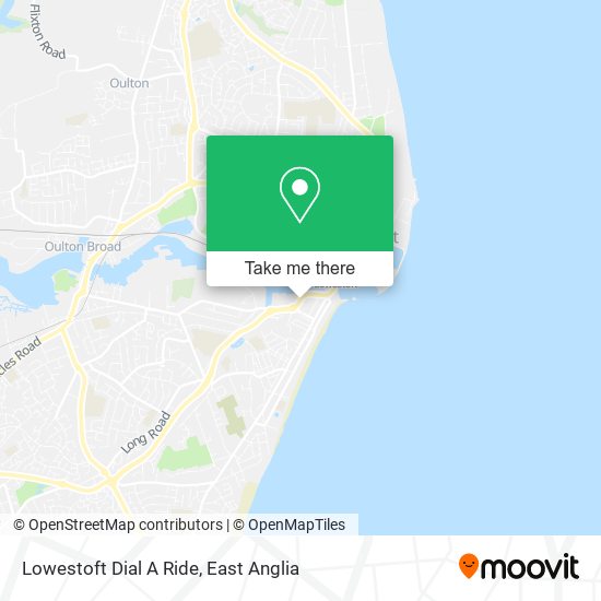 Lowestoft Dial A Ride map
