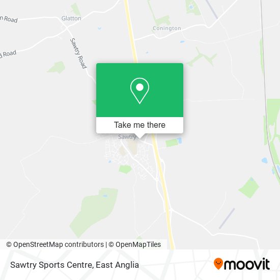 Sawtry Sports Centre map