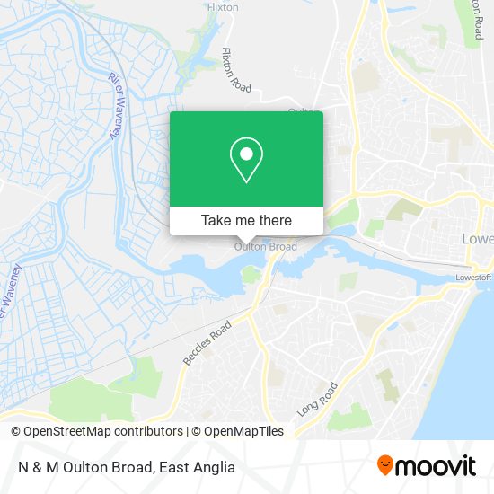 N & M Oulton Broad map