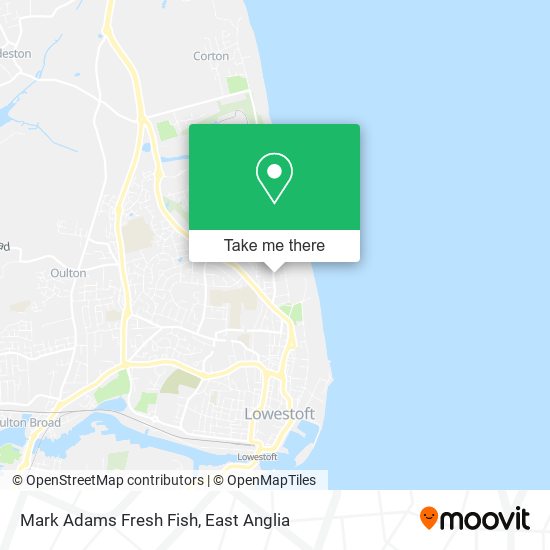 Mark Adams Fresh Fish map