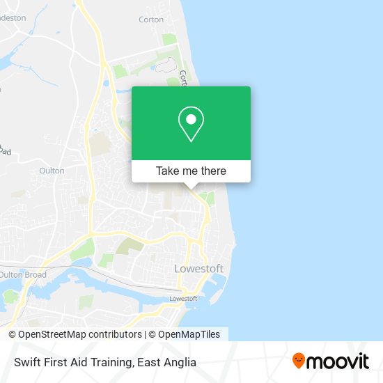 Swift First Aid Training map