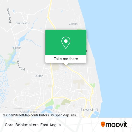 Coral Bookmakers map