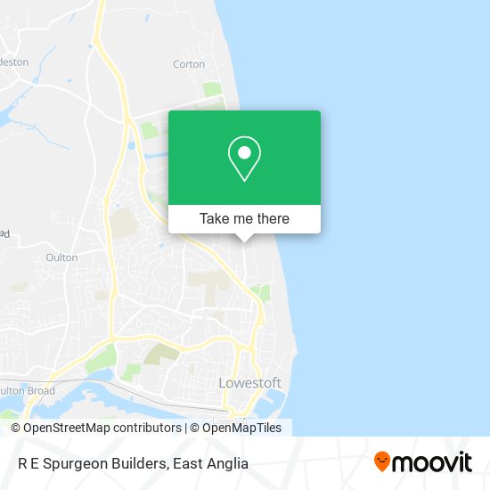 R E Spurgeon Builders map