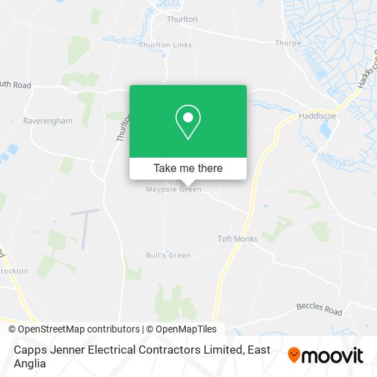 Capps Jenner Electrical Contractors Limited map