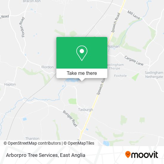 Arborpro Tree Services map