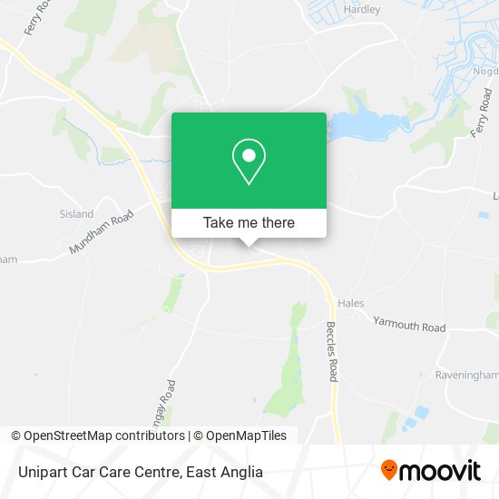 Unipart Car Care Centre map